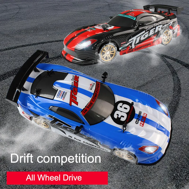 

TAIHONGYU RC Car 2.4G Wireless Remote Control High-speed Four-wheel Drive Drift Racing Tiger Vehicle Electronic Hobby Toy Gift