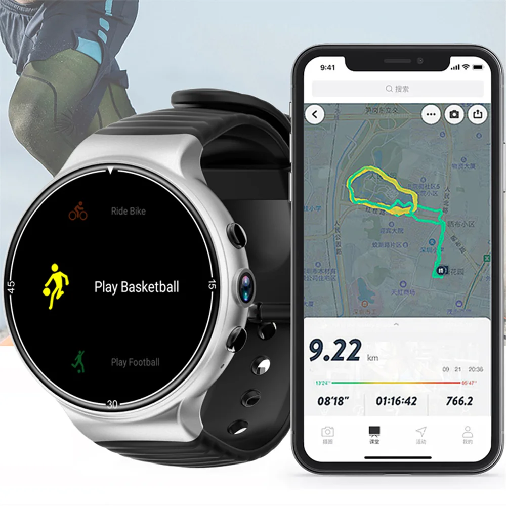 OGEDA 2018 новые мужские Android 7 0 GPS Смарт часы I8 поддержка 4G Вызов WiFi Bluetooth пульсометр в