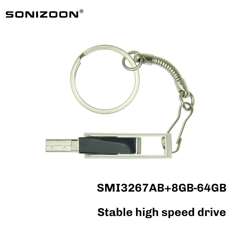 SONIZOON XEZUSB3.0005 вращающийся флеш-накопитель USB флэш-накопитель SMI3267AB/AEscheme 8 ГБ 16 ГБ 32 ГБ 64 Гб стабильная высокая скорость memoriaastick