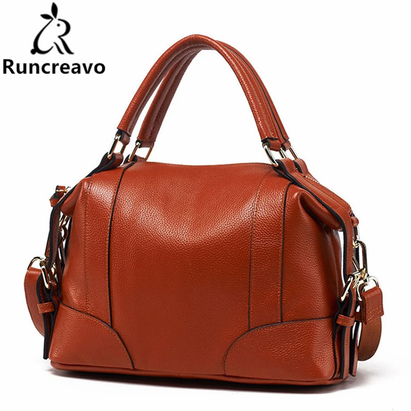 2018 Women Genuine Leather Bags Causal Bucket luxury Designer Handbag ...