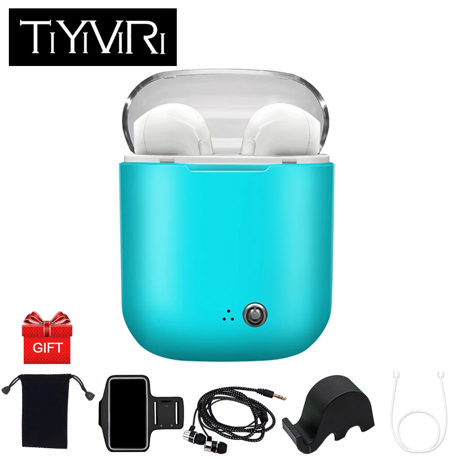 

Mini TWS Bluetooth Earbuds Wireless Headphone Stereo Hifi mic Noise Cancelling Blutooth Earphones for iPhone 7 plus Samsung