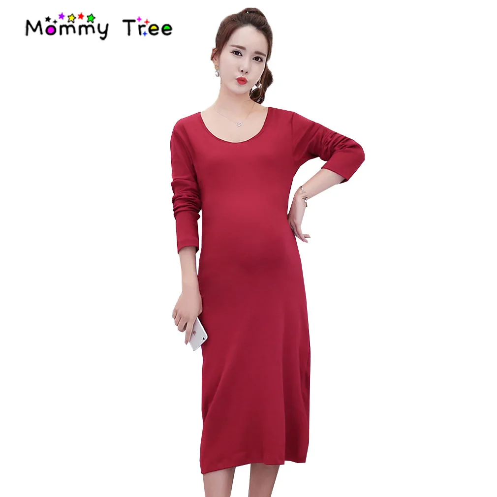 Fashion 2017 Women Spring Summer Long Maternity Maxi Dress Pregnancy