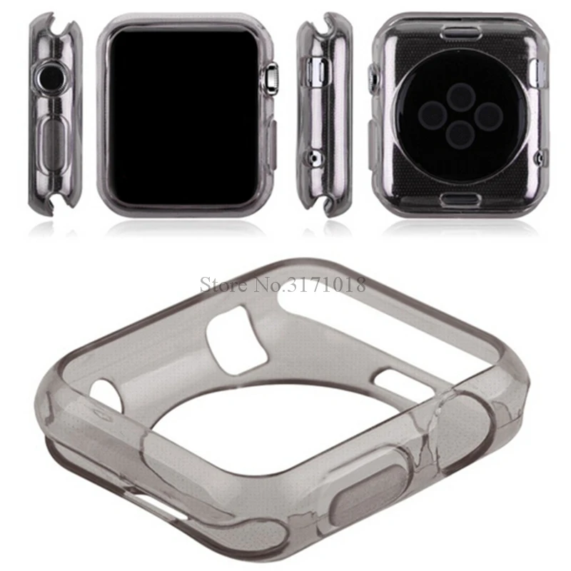 

Ultrathin Silicon Soft TPU Protector Case Cover Skin Shell For Apple Watch Series 1 38mm 42mm Accessories Coque 38&42mm
