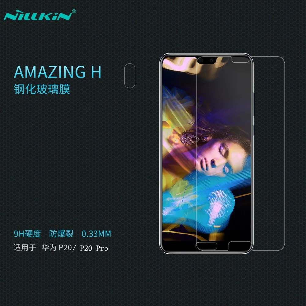 Nillkin H Series для Huawei P20 Pro закаленное стекло защитная пленка + стикер камеры ЖК-экран |