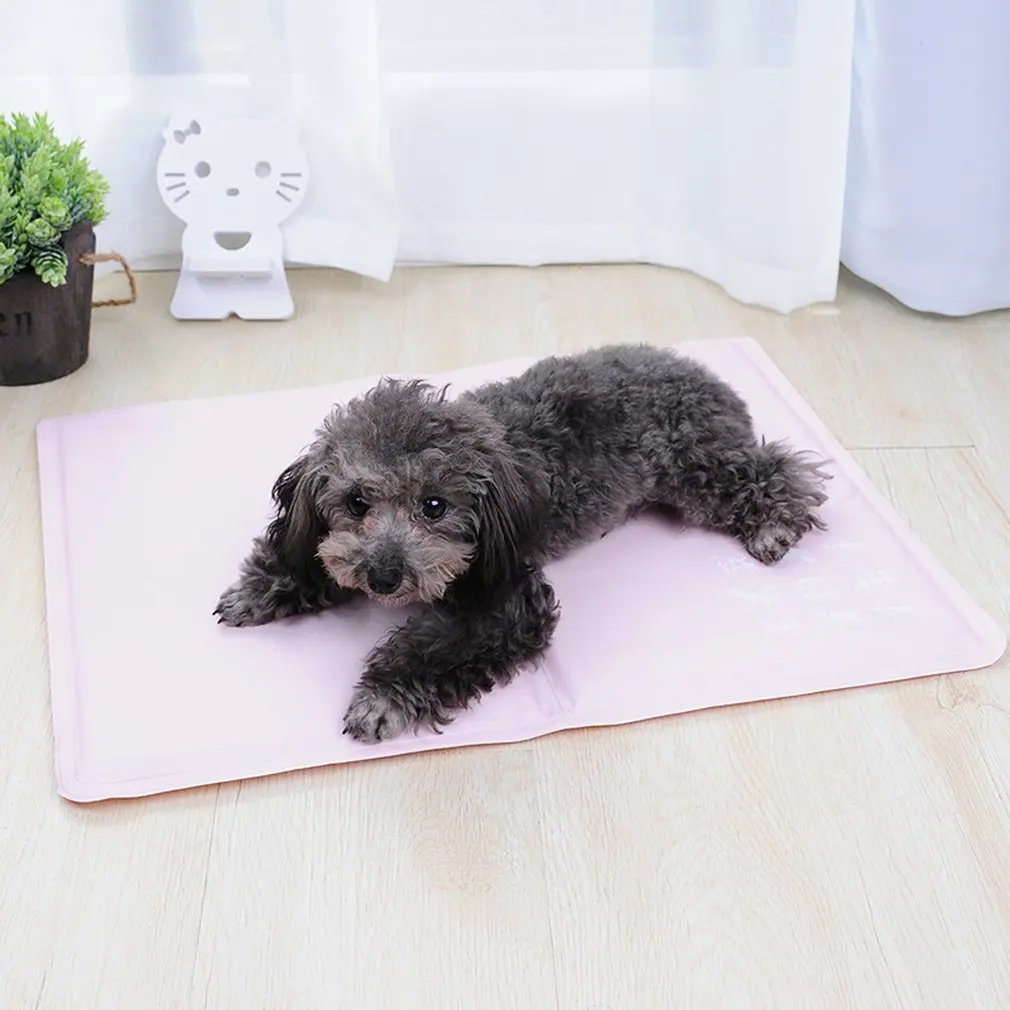 

Pet Dog Cooling Mat Ice Pad Multi-functional Cooler Mats Gel Pad Dog Cat Cage Cushion Summer Keep Cool Pet Supplies