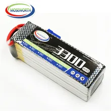 MOSEWORTH 6S RC LiPo Battery 22.2v 3300mAh 25C For RC Airplane Helicopter Drone Car Boat Batteria Free Shipping