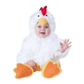 

Boys girls Christmas Halloween Fluffy chick Costumes Infant Baby Girls Rompers Jumpsuits Animal Cosplay Toddlers Clothes