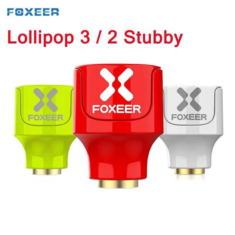 2 шт. Foxeer Lollipop 3 / Stubby 5 8 ГГц 2.5Dbi RHCP/LHCP FPV антенна SMA для модель радиоуправляемого