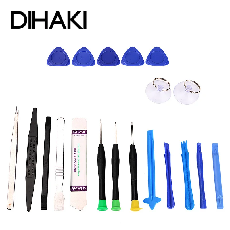 

20 in 1 Mobile Phone Repair Tools Kit Spudger Pry Opening Tool Screwdriver Set for iPhone X 8 7 6S 6 Plus Hand Tools Set
