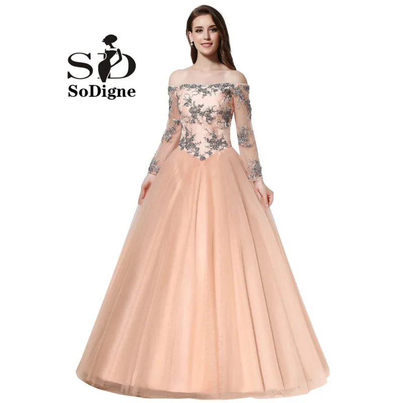 Peach colored ball dresses Peach colored ball dresses