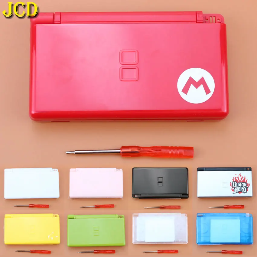 

JCD 1PCS Full Game Protect Cases Housing Cover Kit with Screwdriver for Nintend DS Lite NDSL Repair Replacement Shell Case