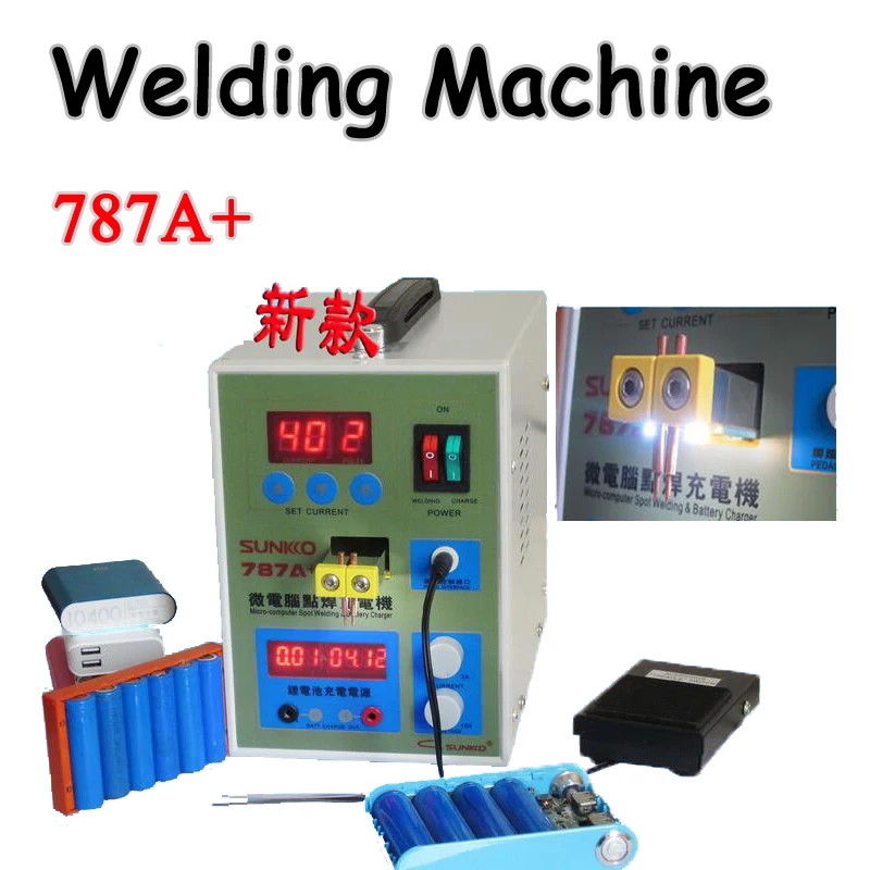  Spot Welder with LED light Battery Welder Applicable Notebook & Phone Battery Precision Welding Ped - 32510885967