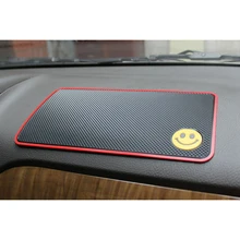 Мультяшный автомобильный Противоскользящий держатель для приборной панели мобильного телефона, gps, нескользящий коврик, украшение автомобиля, большой размер для очков, ключей, монет