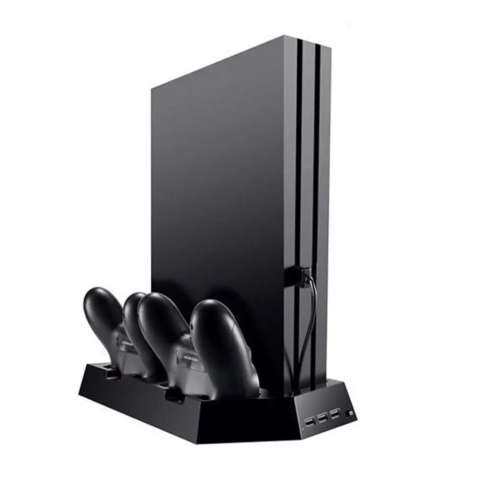 Вертикальное зарядное устройство для PS4 / Pro Slim] два контроллера зарядная станция