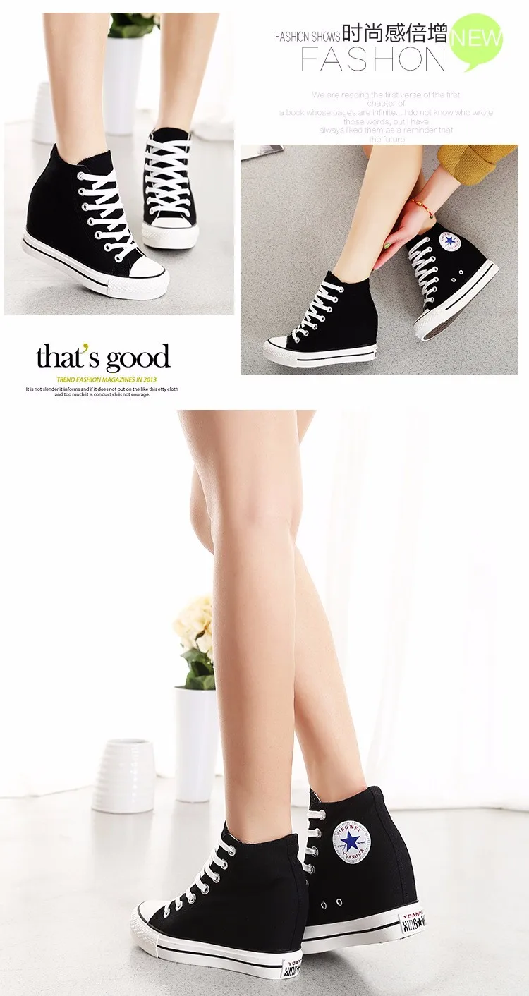 KUYUPP High Top Canvas Women Shoes Espadrilles Spring Autumn Womens Wedges Shoes Lace Up Casual Shoes For Female Sapatilha YD120 (17)