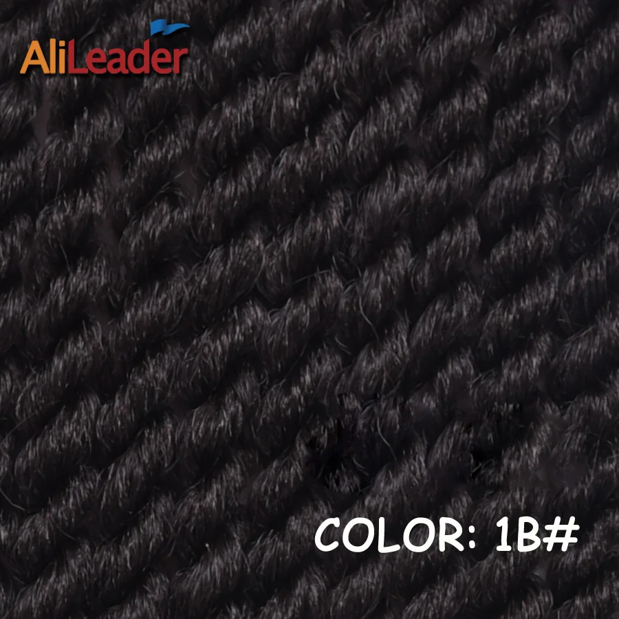 AliLeader 1-10 шт Гавана Twist Crotchet Braid 12strand плетение волос для афро-американских черных женщин афро Твист Синтетические волосы - Цвет: # 1B