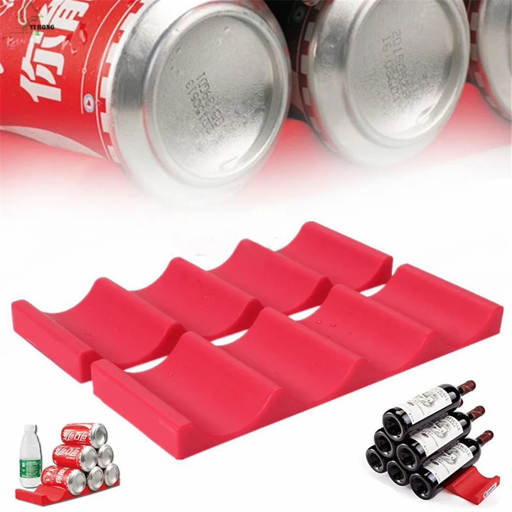 YI HONG Silicone Bottles and Cans Easy Stacker Holder Stacking Mat
