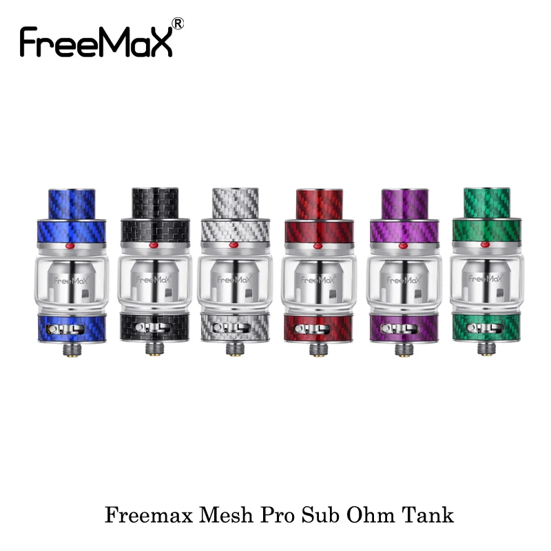 

Freemax Mesh Pro Tank 6ml Sub ohm Atomizer Carbon Fiber Freemax Mesh Pro Coil Larger Cloud Vape Resin Tank VS Freemax Fireluke