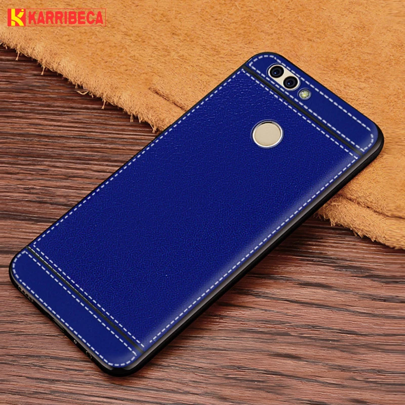 

Litchi pattern silicone case for huawei Nova 2 funda hoesje lychee leather matte tpu cover Nova 2 Plus coque etui tok kryt