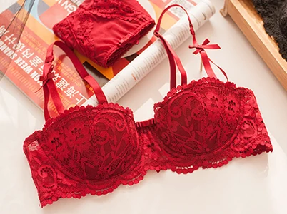 sexy mousse bra and panties sets lace embroidery underwear for