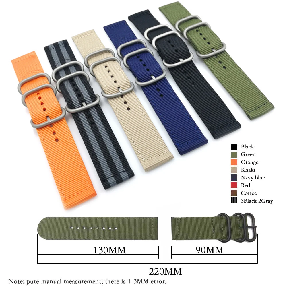 Тканые нейлоновые часы спортивный ремешок для Galaxy gear S3 S2 классические быстросъемные полосы Amazfit 18 мм 24 мм 22 мм 20 мм универсальный браслет