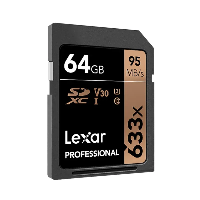 Lexar sd card 64 gb 633x карты памяти Class10 U3 SDXC карт Гб 4 K видео memoria carte memoire для Canon Nikon camera