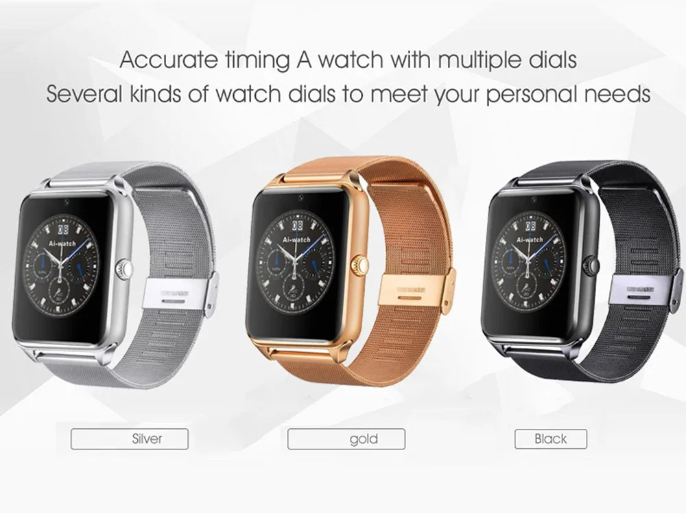 Модные мужские и женские Смарт-часы GT08Plus с металлическим ремешком Z60, Bluetooth, наручные Смарт-часы с поддержкой sim-карты TF, Android и IOS, часы pk Q8 Q9