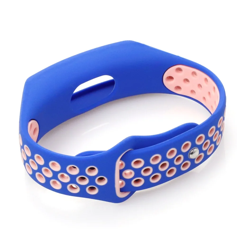 Силиконовый ремешок для huawei Honor Band 4 Smart Bracelet двухцветный дышащий ремешок для часов спортивный браслет для Honor Band 4 ремешок