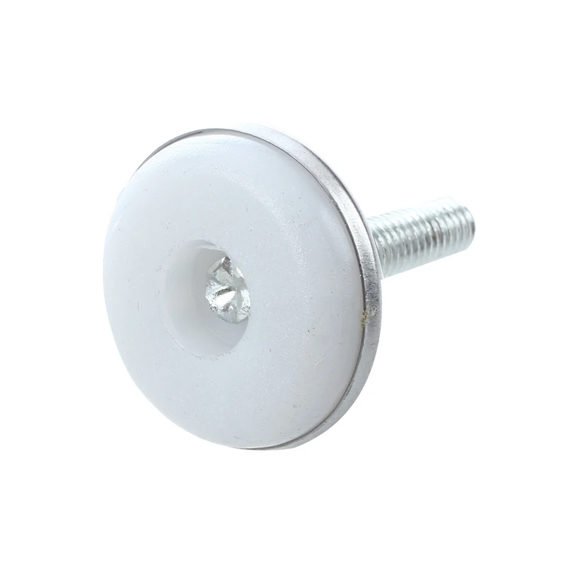 SNOWINSPRING 10 Piezas de M6 x 25mm nivelador de Base de plastico pie de nivelacion Muebles Deslizamiento
