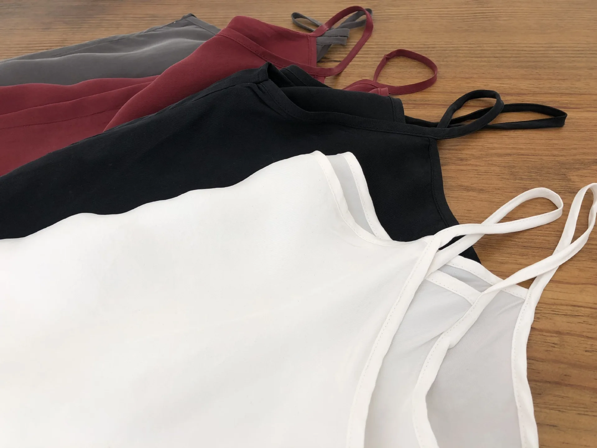 Женские летние короткие топы на бретельках, Camis, Женские однотонные мягкие майки, топ из тонкой ткани