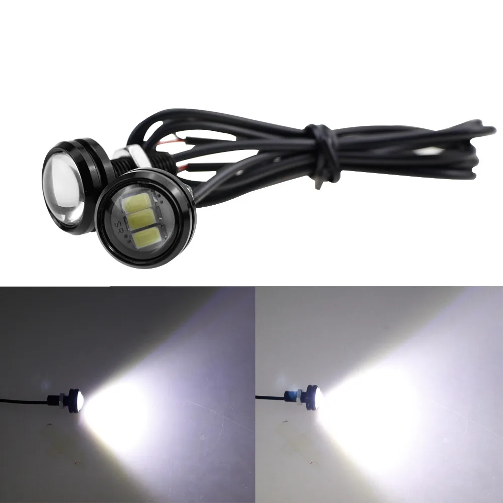2 шт. светодиодный светильник DRL Eagle Eye Angel Eyes для автомобиля дневные ходовые огни