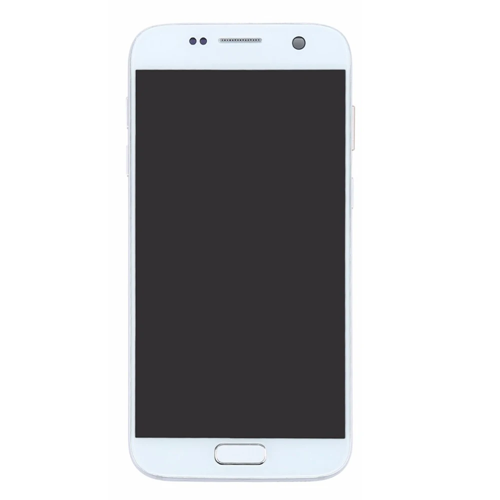 For-Samsung-Galaxy-S7-G930A-G930T-G930V-G930P-G930R4-LCD-Display-Touch-Screen-Digitizer-with-Frame White