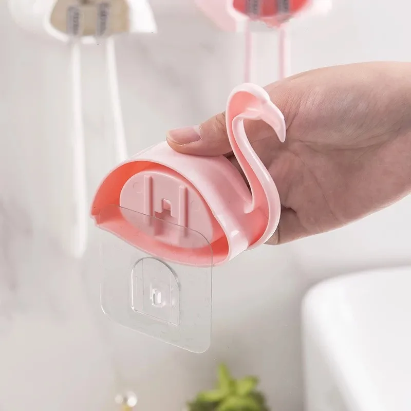 Bathroom Daily Necessities Storage Toilet Suction Wall Toothbrush Holder Set Wall Hang wall Hang Rack Storage Suction Hook