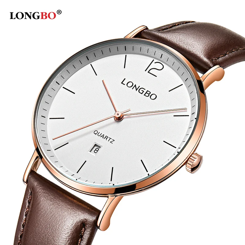 

LONGBO 2020 Luxury Brief Simple Design Analog Men Women Watches Waterproof Quartz Wristwatch Montre Homme Couple Watch Gift 5016