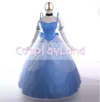 

Cinderella Princess Dress Cosplay Costume Party Dress for Women Custom Made Halloween Costume
