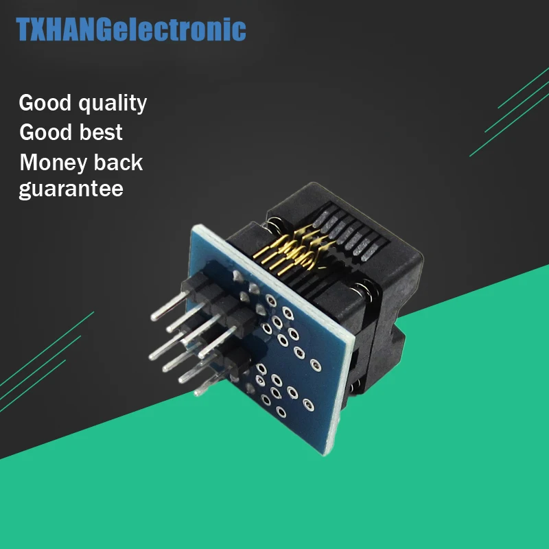 Naughtystarts 2pcs SOP8 To DIP8 IC Socket 150mil SOP8