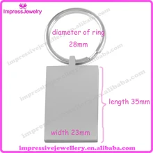 Custom Engrave!! Wholesale Stainless Steel Classic Blank Pendant Cremation Jewelry Key Chain for Women Men