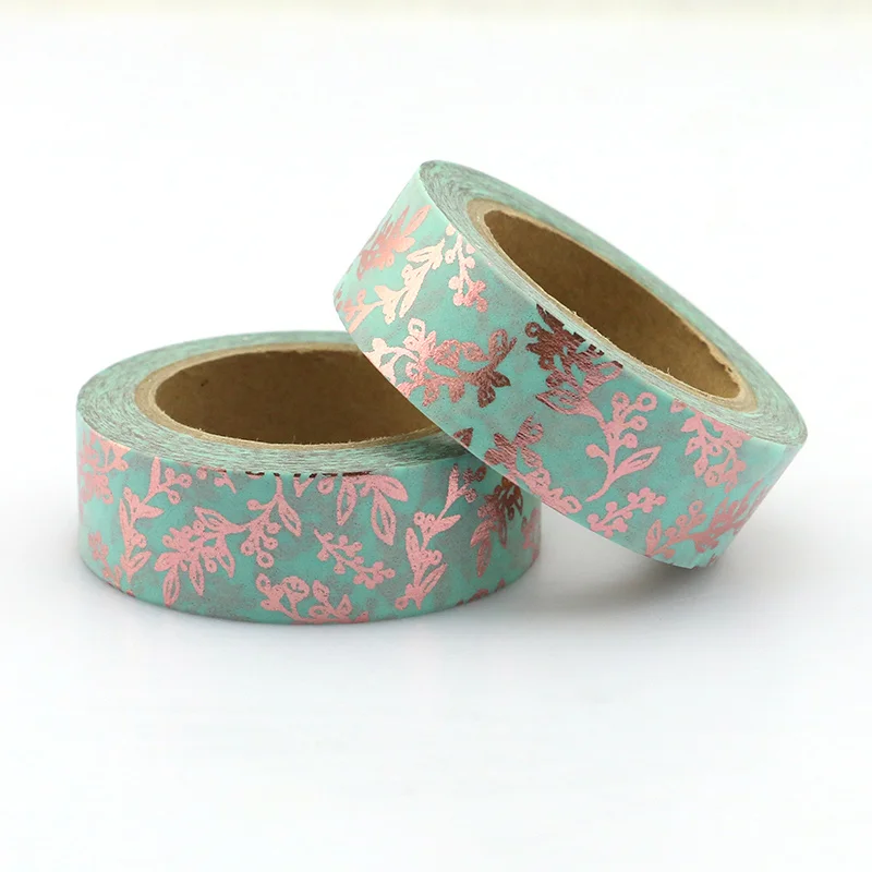 

1 roll Merry Christmas tree branch washi tape DIY decorative scrapbooking planner masking adhesive tape label sticker stationery