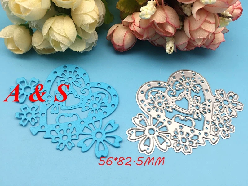  Y404 METAL CUTTING DIES Flower Heart Scrapbook card invitation paper craft party decor embossing st - 32852341533