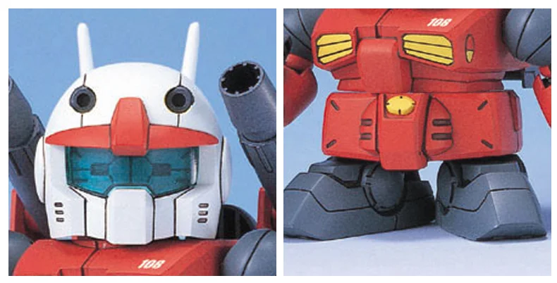 Bandai Gundam SD BB 225 RX 77 2 Gun Cannon Mobile Suit набор моделей экшн фигурки детские игрушки|Игровые