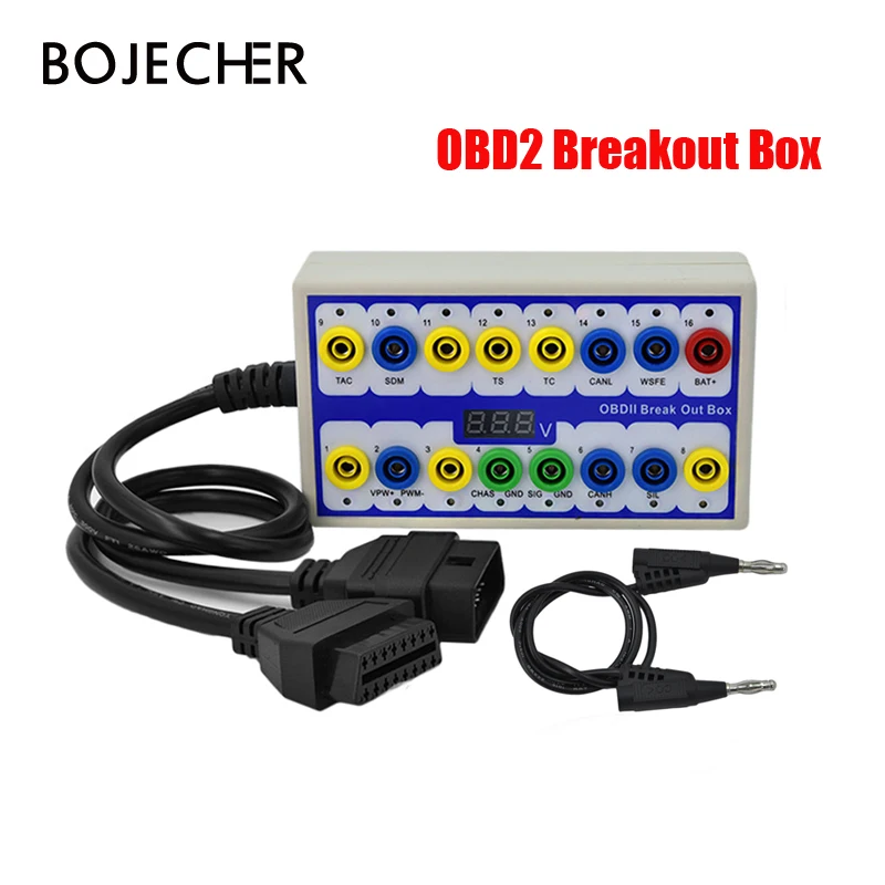OBDII пробойная коробка OBD OBD2 автомобильный протокол детектор автомобильная