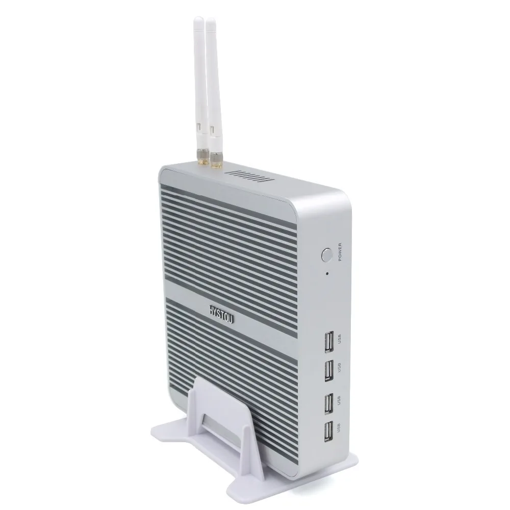 HYSTOU Intel Core i5 8250U i3 7100U i5 7200U I7 5550U Kaby Lake sin ventilador Mini PC Windows Gráficos HD Intel 620 Mini computadora