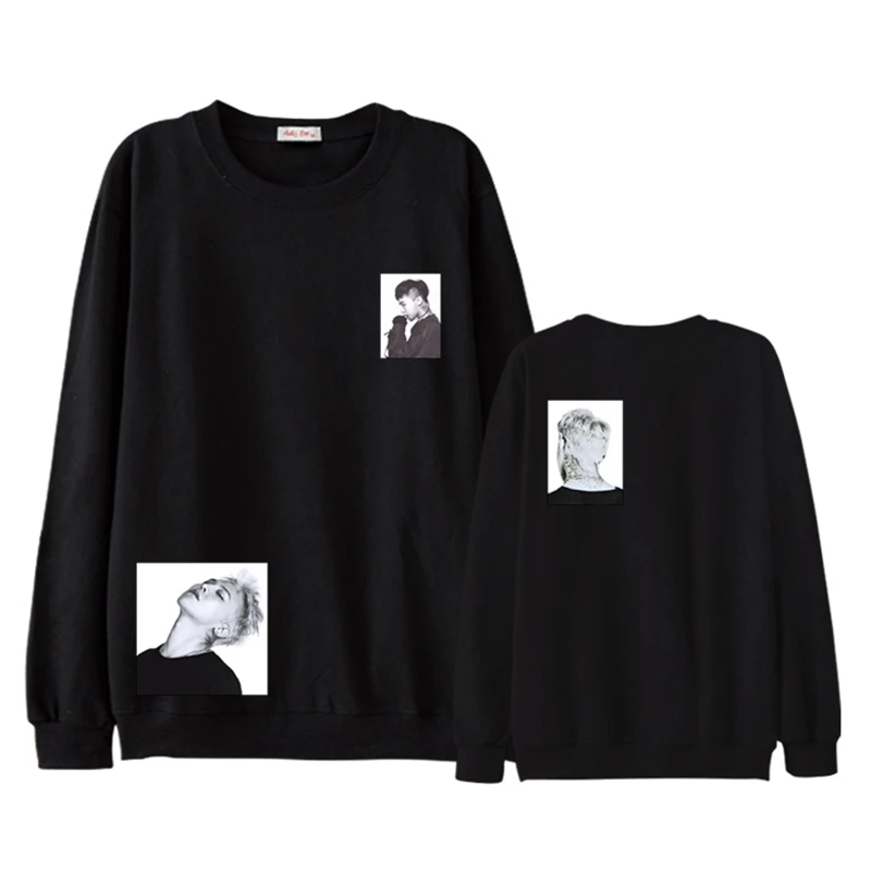 Kpop Bigbang G-Dragon Women Men sweatshirts GD pullover unisex Sweatshirt causal top Jumper New (2)