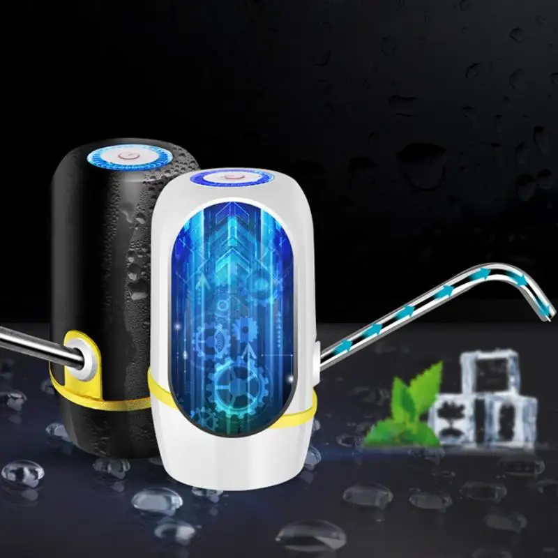 4 Вт портативный автоматический Электрический водяной насос питьевой дозатор для бутылки USB Перезаряжаемый диспенсер для водяного насоса для барреллированной воды