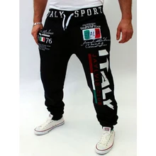 Мужские повседневные мужские брюки итальянские брюки с цифровым принтом