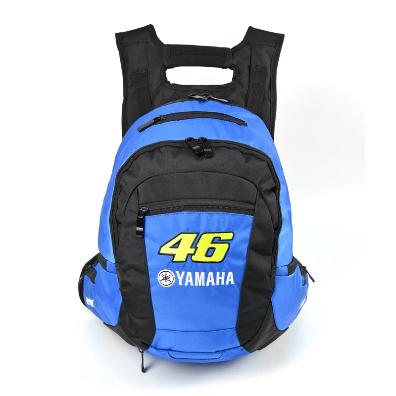2018 New Arrival VR46 Motorcross Backpack Motorcycle Riding For Yamaha MOTO GP 46 Blue Black