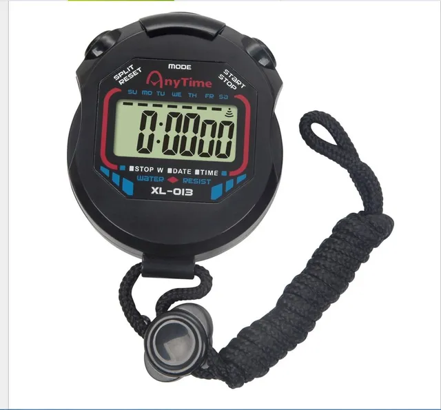 classic digital professional handheld lcd chronograph sports