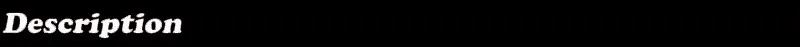 Description- Black