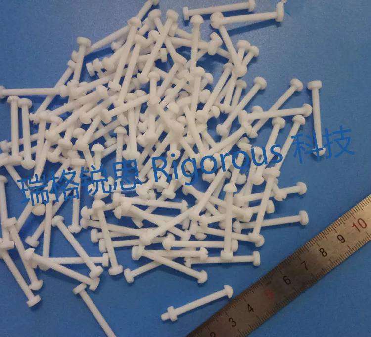 

PTFE screw, Teflon stud, Teflon bolt, Teflon nut and nut