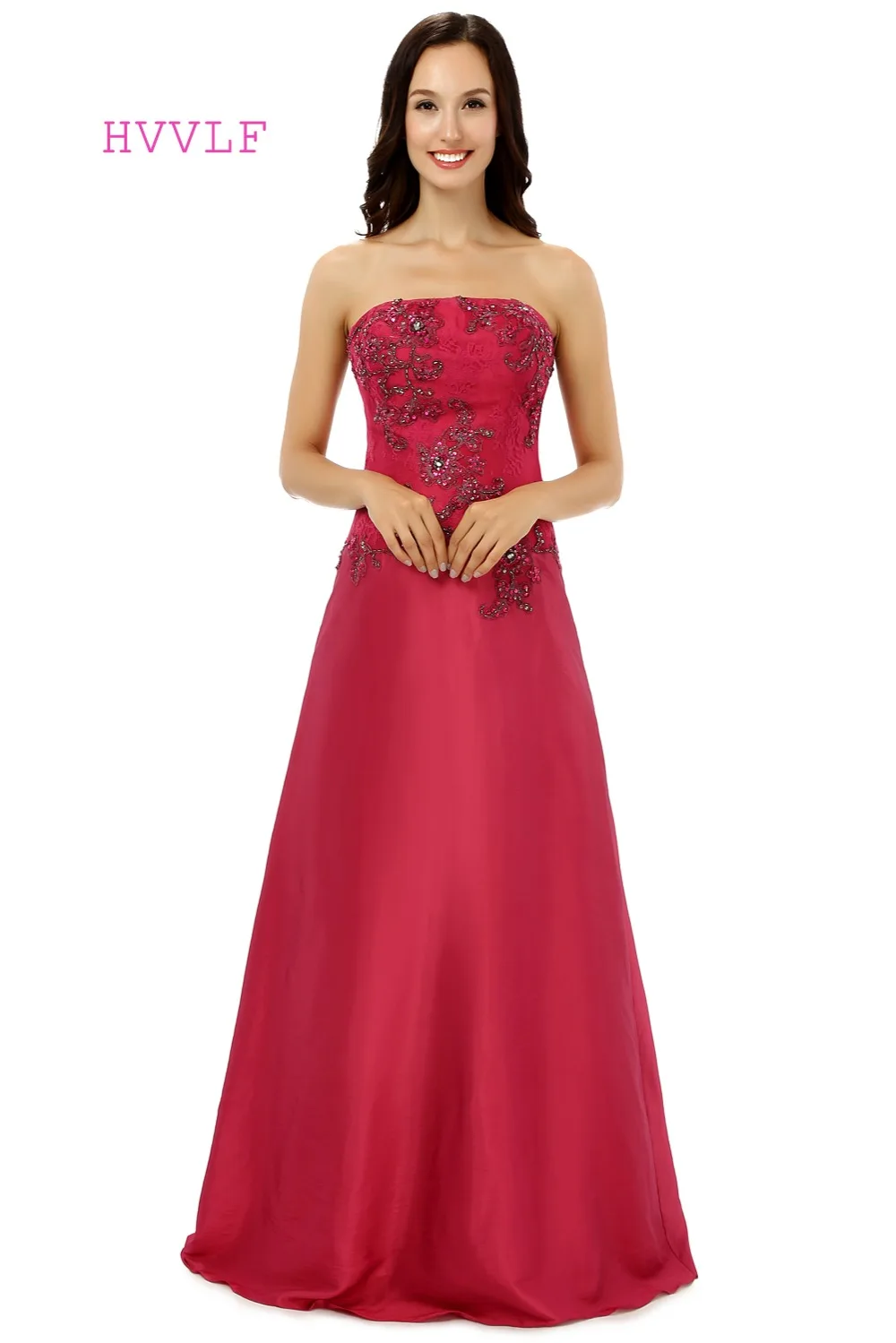 Красный 2019 Мать невесты платья трапециевидной формы без бретелек тафта Кружева бисером формальные Жених Длинные Мать платья для свадьбы